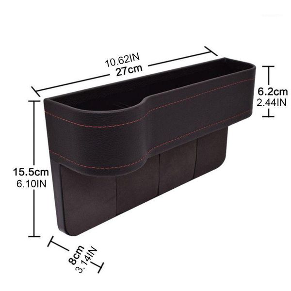 

multifunctional car seat organizer front filler leather storage box decor m68b1