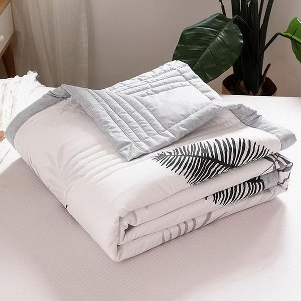 

comforters & sets summer washable cool quilt printed breathable soft home textiles