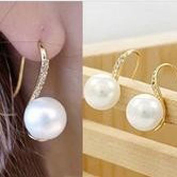 

version fashionable, popular, simple, fresh sweet pearl earrings