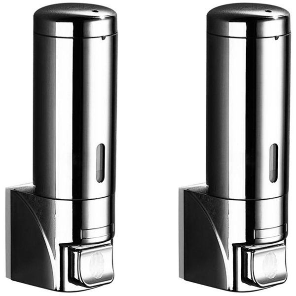 

liquid soap dispenser wall mounted bathroom el shampoo stainless steel hand
