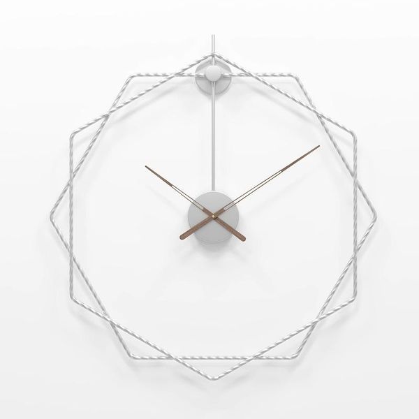 

wall clocks 50cm metal simple european mute clock minimalist modern design creative hanging watch home office decoration reloj de pared