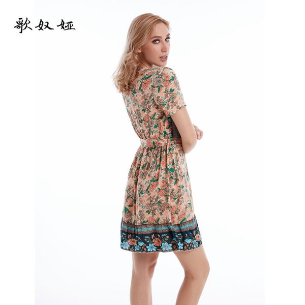 

summer short gonua cotton print 2021 sleeve new dress for women, White;black