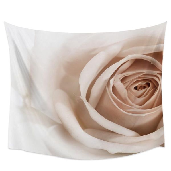 

tapestries 3d white rose wall tapestry home decor bedroom hanging picnic mat yoga
