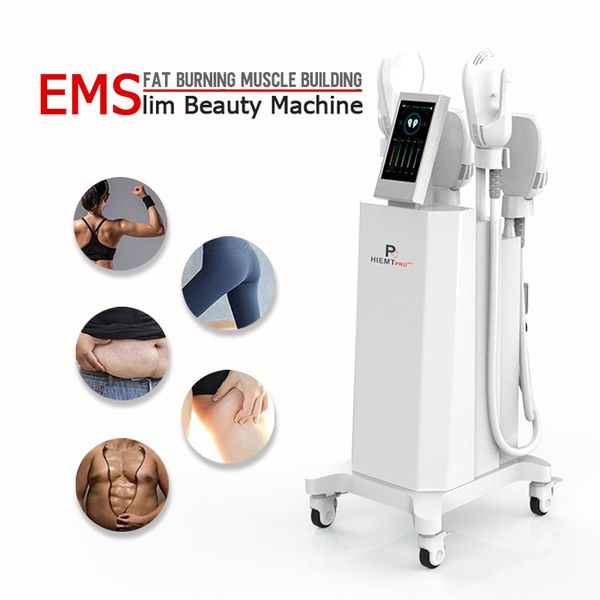 

hi emt emslim slimming em body shaping machine electric ems muscle hiemt stimulator 4 handle