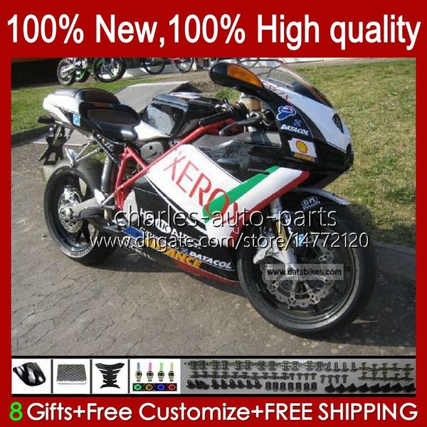 Motocicleta Bodywork for Ducati 749S 999S 749 999 2003 2004 2005 2006 Kit de corpo 27NO.93 749-999 749 999 S R 03 04 05 06 Cowling 749R Verde Preto 999R 2003-2006 Fairing OEM