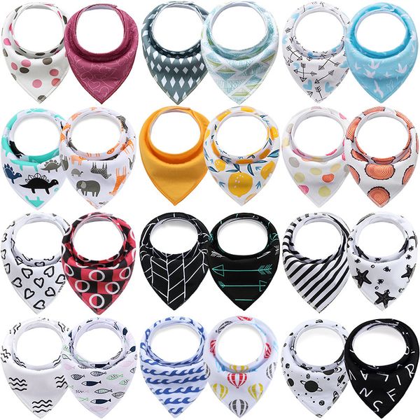 

baby bibs highly absorbent for newborns drooling towel feeding burp cloths cotton bandana accessories fashionable baby stuff