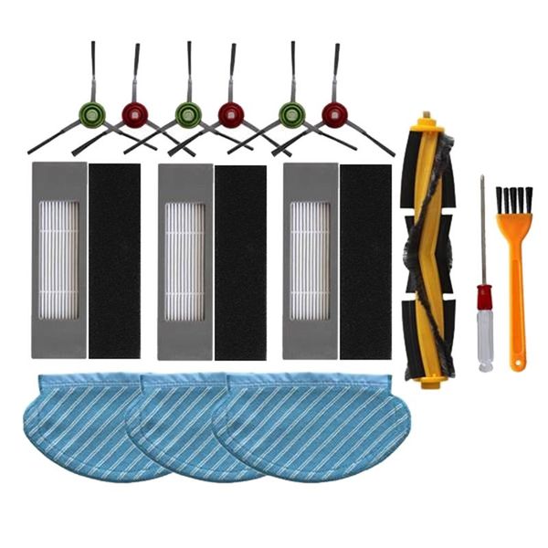 

for ecovacs deebot ozmo 950 920 sweeping robot accessories, main brush side brush, hepa filter, rag mop vacuum cleaners