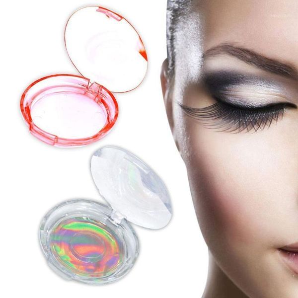 

crystal round magnetic lashes boxes clear eyelashes case acrylic eyelash box in container drop- storage bulk packag k5v91