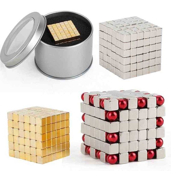 

square buck magnetic ball 5mm125 216 variable magic magnets decompression fun educational toys