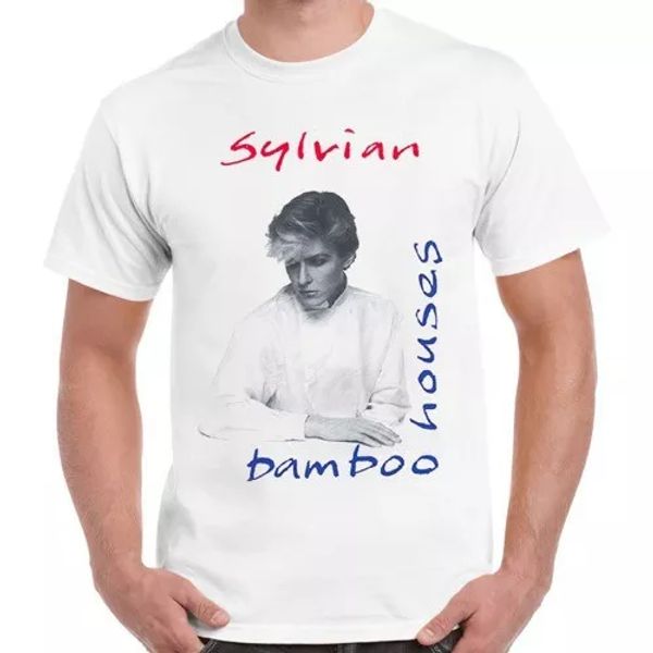 

japan sylvian bamboo houses pop retro t shirt 1531, White;black
