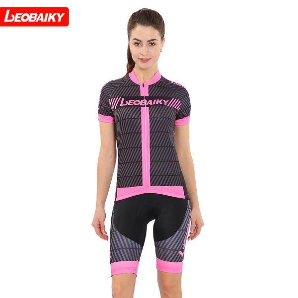 

racing sets brand woman short sleeve cycling team pro mtb clothing women bicycle clothes summer road bike jersey set ladies cycle wear, Black;blue