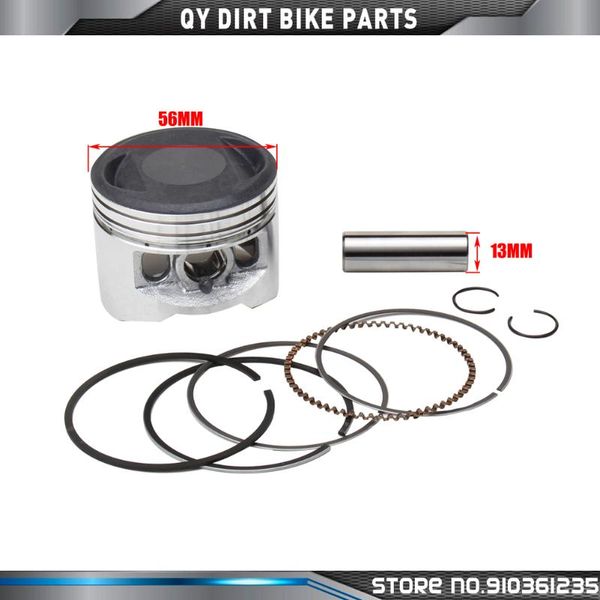 pedals 56mm piston rings kit for bore yinxiang yx140 150140cc 150cc 1p56fmj horizontal engine dirt pit bike atv quad parts