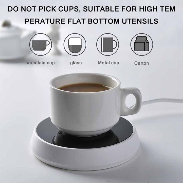 

mats & pads coffee mug cup warmer for office home desk use cocoa tea water milk beverage electric plate