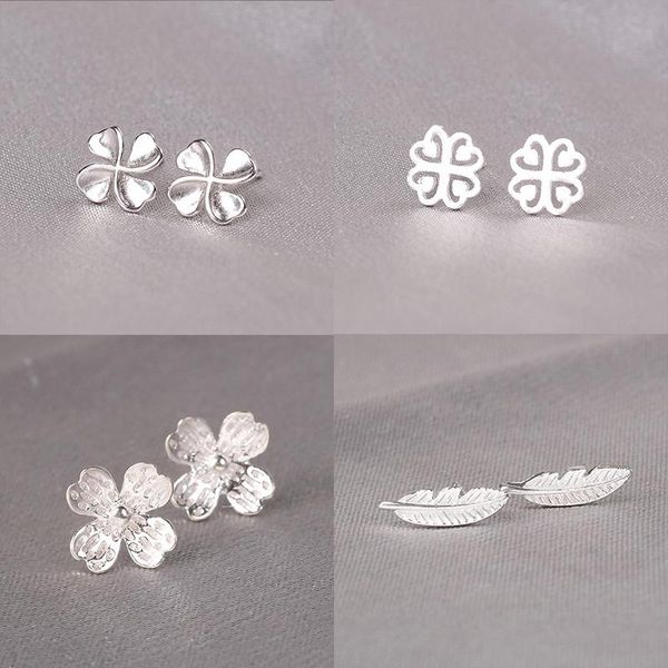 

sterling silver pin interesting exquisite earrings, natural elements, lovely style, 2021 year gift earrings stud, Golden;silver