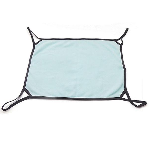 

cat furniture & scratchers 1 pcs double-sided solid color hammock four season bed with fleece removable cover machine washable
