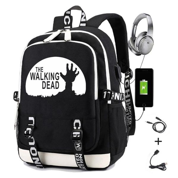 

backpack the for men's casual daypack women lapwith usb charging student school bag