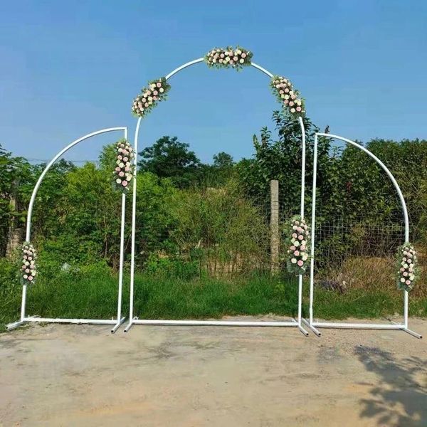 

party decoration 3pcswedding arch set background flower stand birthday outdoor balloon irregular shape
