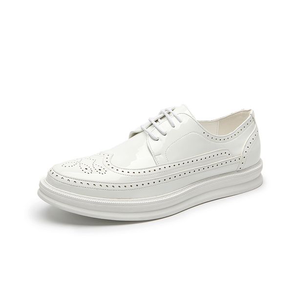 

white oxford shoes men leather formal dress shoes man designer comfortable office party footwear shoes mens luxury, Black
