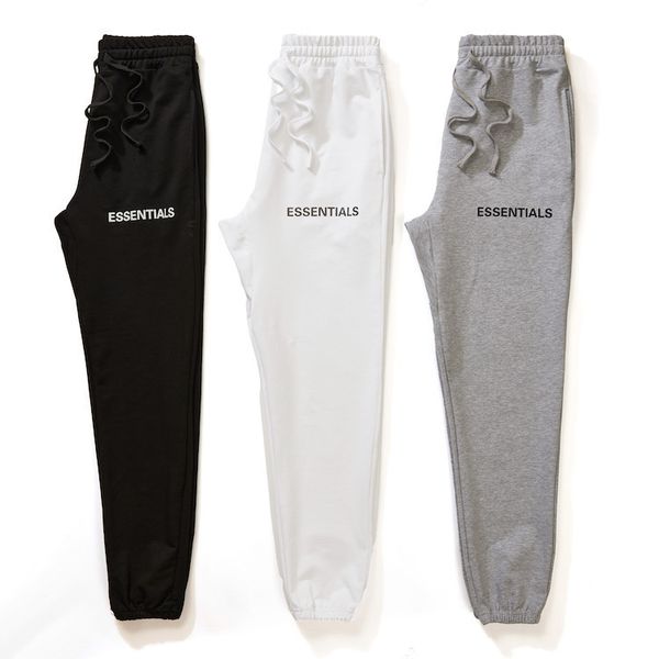 

pants trousers high street feel of gold essentials spring and summer fog hip hop loose sports leggings, Black