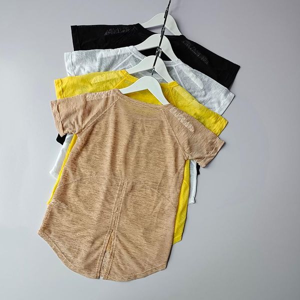 

yoga outfit 2021 summer sports loose slimming quick-drying t-shirts breathable thin short sleeve running fitness t-shirt
