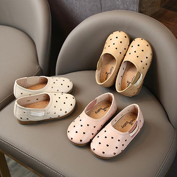 

1pair baby girl infant cute fashion heart pattern shoes peas pu leather soft bottom toddler sneakers, Black;red