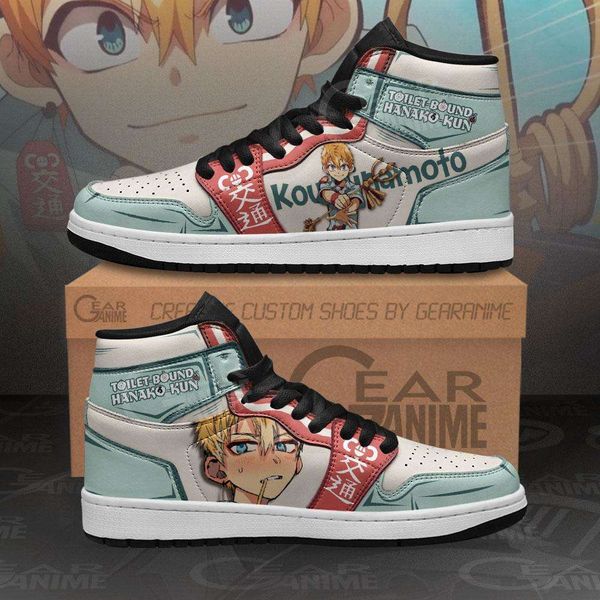 

customization kou minamoto sneakers toilet-bound hanako-kun anime shoes