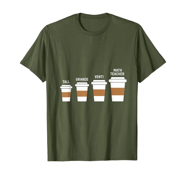 

Math Teacher Needs The Largest Cup Of Coffee Humorous TShirt, Mainly pictures