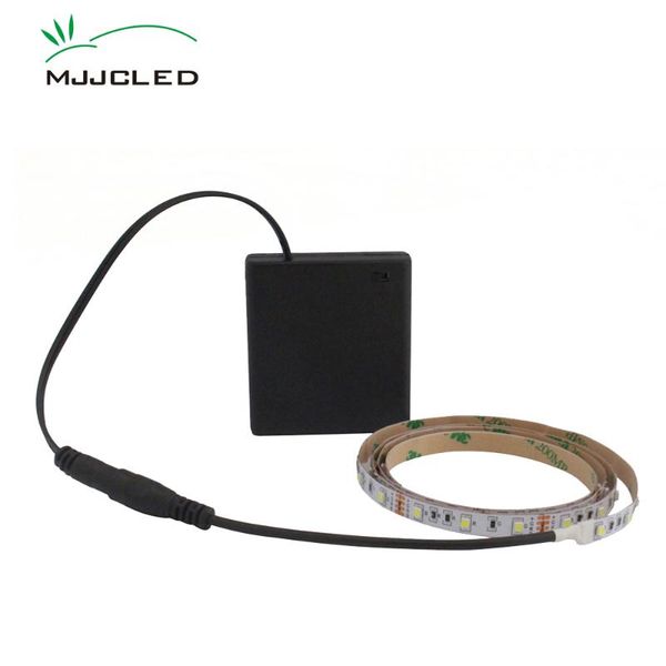 

strip light battery powered tape led operated 50cm 1m 2m 3m adhesive lights smd3528 stripe warm cool white strips