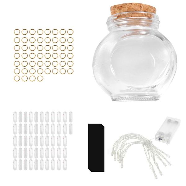 

set message in bottle letter love mini wish party favor