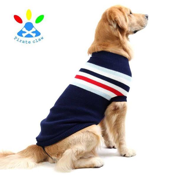

dog apparel pet clothes fall winter large labrador golden retriever casual big sweater