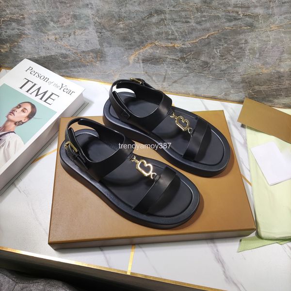 

dress shoes thick soled roman sandals women's summer heightening one line beach shoes seaside, Black