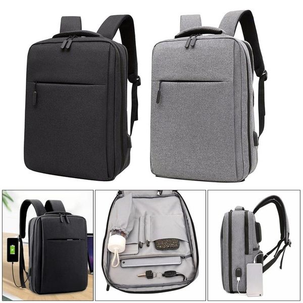 

backpack lapwith usb charging port travel shoulder notebook school bags