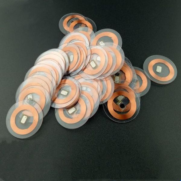 

50/100pcs 125khz t5577 writable rewritable transparent coin card keyfob rfid proximity em4305 access control tag