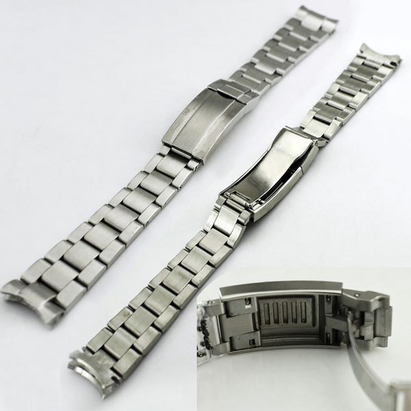 wholesale Cinturini per orologi da uomo in acciaio inossidabile 316L con cinturino solido da 20 mm con cinturini per orologi con fibbia per cinturini per orologi di alta qualità Cinturini per uomo