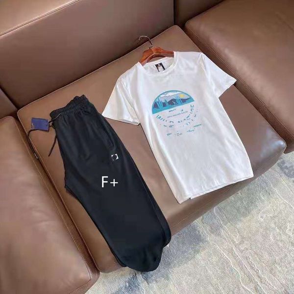 

design clothing summer 2021 new + men's printed casual sportswear fashion 71201, Gray