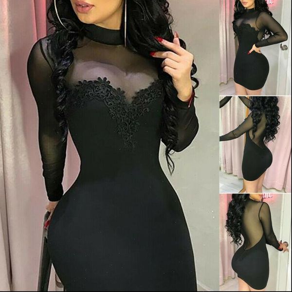 

bandage autumn bodycon sheath women dress red knitted cotton long sleeve spring casual black party dresses, Black;gray
