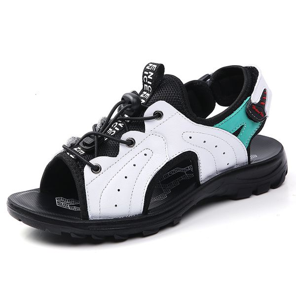 

sandals jumpmore summer leather women beach shoes fashion casual modern size 32-41 m0ic, Black