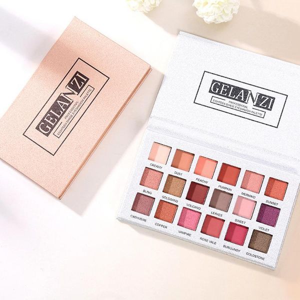 

style 18 colors eye shadow makeup pearl metallic eyeshadow palette matte shimmer beauty cosmetic kit1