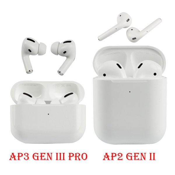 

air gen ap3 pro ap2 new airpods 3 wireless earphones with charging box rename gps bluetooth headphones pods chip earbuds 2nd generation