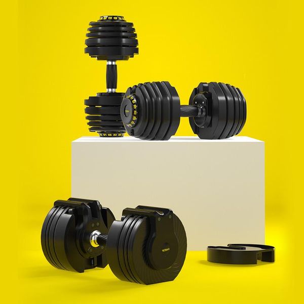 

automatically adjustable dumbbell set intelligent barbell home fitness dumbbells