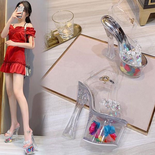 

women's platform pumps open toe cross shoes high heels fashion sandals, Black