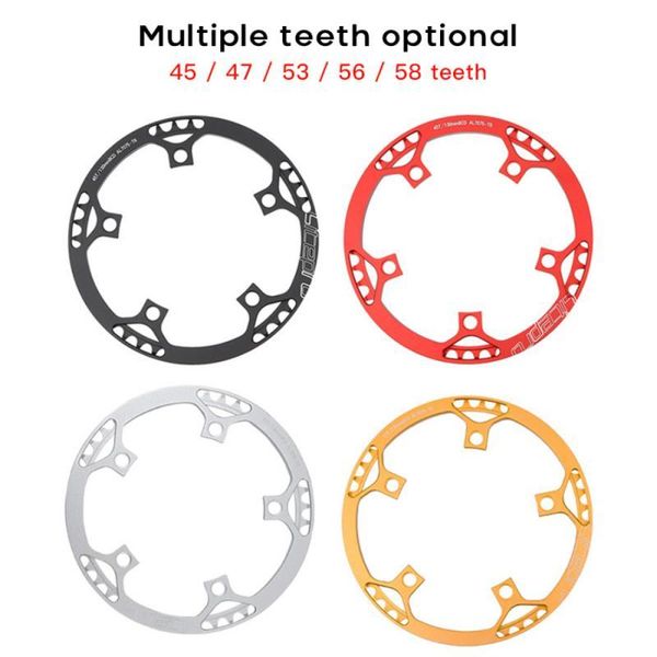 

bike heels & chainwheels ultralight al7075 alloy 130 bcd 45t 47t 53t 56t 58troad bicycle bmx chainring crankset tooth chainwheel plate