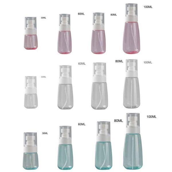 

storage bottles & jars transparent empty spray 30ml/60ml/80ml/100ml mini refillable container k1kb