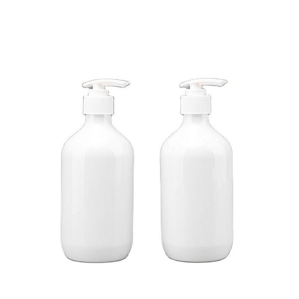 

storage bottles & jars 300/500ml plastic lotion bottle shampoo shower gel holder soap dispenser hand sanitizer cosmetic body cream pump