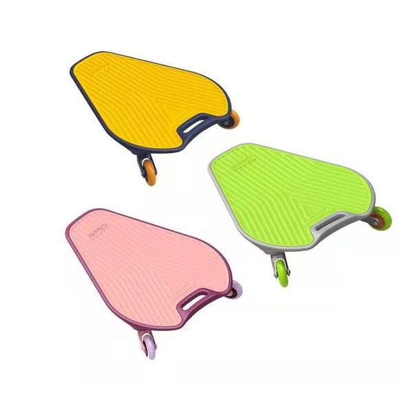 

skateboarding wiggleboard skateboard children's outdoor tricycle fish board abs 3 wheel flashing for beginners 1pcs