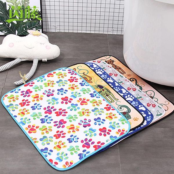 

carpets 62*43cm water absorption rug bathroom mat cartoon memory foam bath set kitchen door floor carpet for toilet non slip