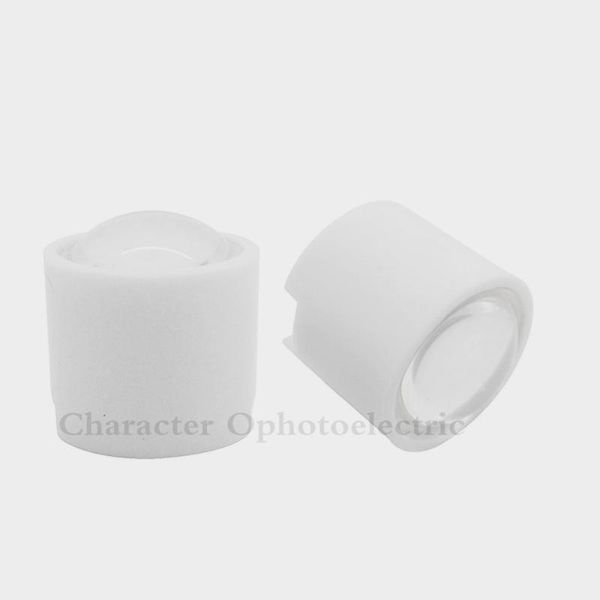 

light beads 20pcs black white 10 degree 45 60 90 lens collimator 14.5mm for 1w 3w 5w high power star led