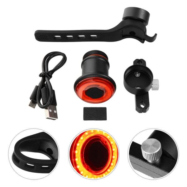 

bike lights 2pcs usb charging tail light waterproof rear lamp led warning