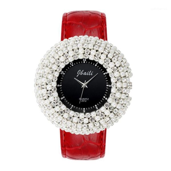 

wristwatches gorben red/black/white leather band quartz watch woman ladies watches clock female fashion sport, Slivery;brown