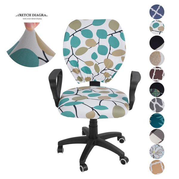 

office chair cover elastic anti-dirty case covers for meeting room seat easy washable removeable